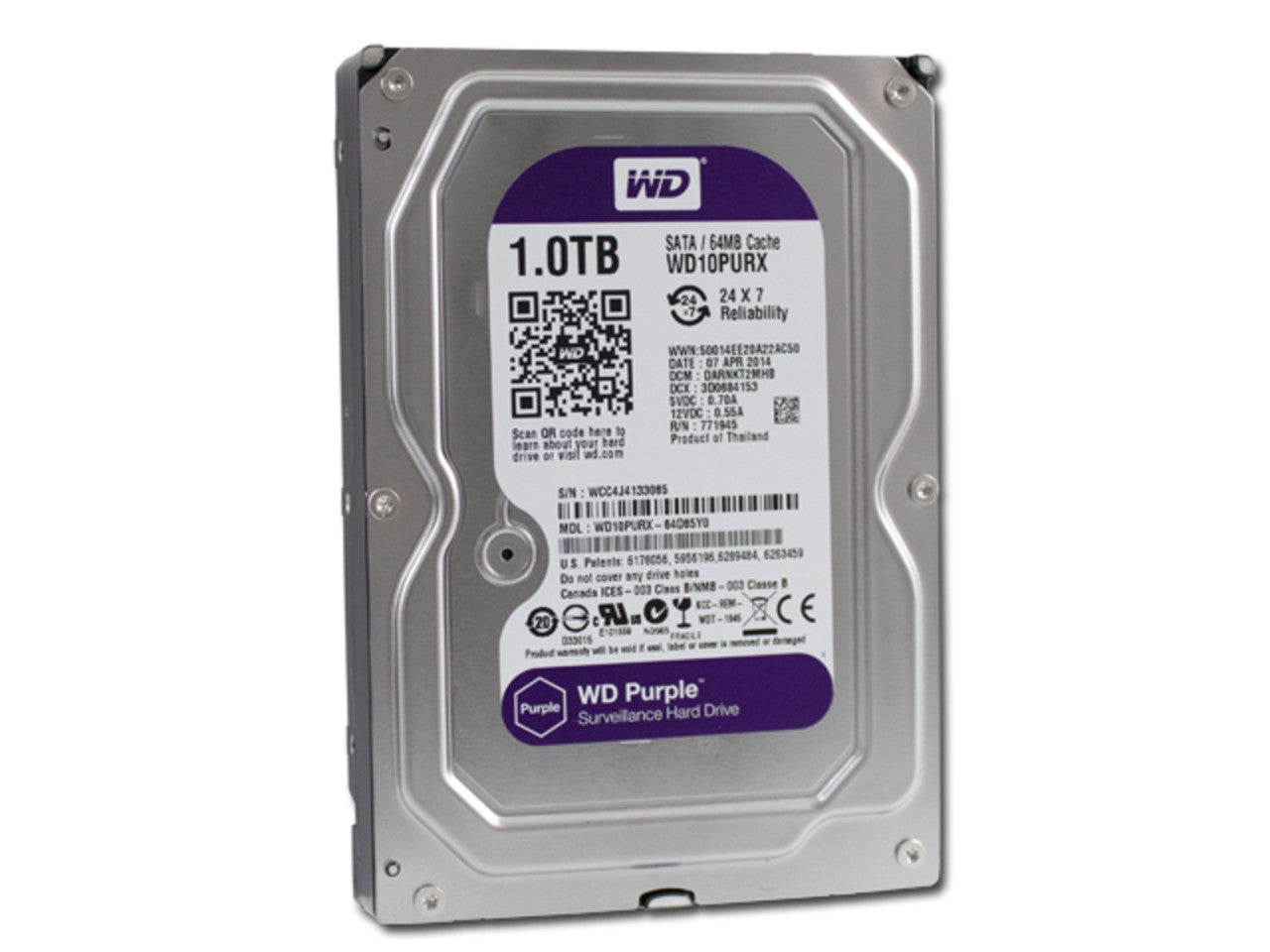 Festplatte mit 1 TB Speicherkapazität 
